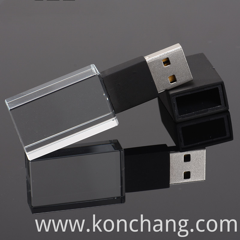 Black Glass USB Flash Drive